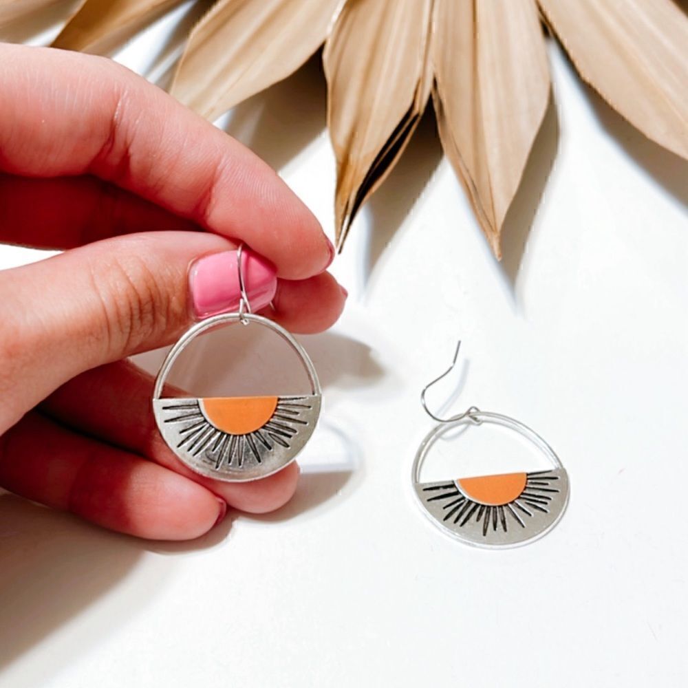 Boho  statement  earrings #754 - Picture 2 of 2